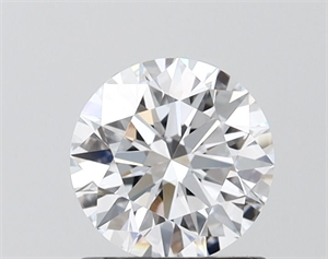Picture of Lab Grown Diamond 1.03 Carats, Round with Ideal Cut, D Color, VVS1 Clarity and Certified by IGI