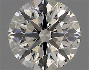 Foto Diamante Natural 1.02 quilates, Redondo , Color J, claridad SI1 y certificado GIA de