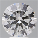 Lab Grown Diamond 4.51 Carats, Round with Ideal Cut, E Color, VVS2 Clarity and Certified by IGI
