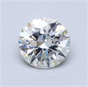 Natural Diamond 1.01 Carats, Round with Excellent Cut, G Color, SI2 Clarity and Certified by GIA