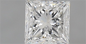 Foto Diamante Natural 0.72 quilates, Princesa , Color G, claridad SI1 y certificado GIA de