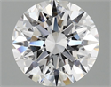 Lab Grown Diamond 2.56 Carats, Round with Excellent Cut, D Color, VVS2 Clarity and Certified by IGI