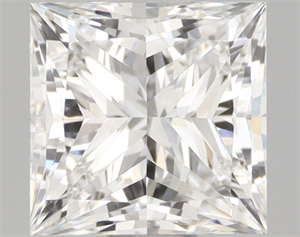 Picture of Natural Diamond 1.00 Carats, Princess with  Cut, F Color, VS2 Clarity and Certified by GIA