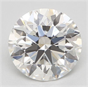 Natural Diamond 0.70 Carats, Round with Excellent Cut, H Color, VS2 Clarity and Certified by GIA