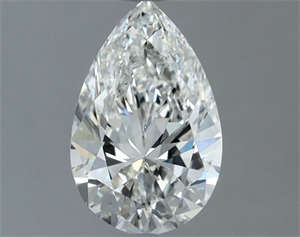 Picture of Natural Diamond 0.91 Carats, Pear with  Cut, I Color, VS2 Clarity and Certified by GIA