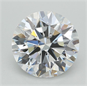 Del inventario de diamantes de laboratorio, 2.62 quilates, Redondo , Color D, claridad VVS1 y certificado GIA
