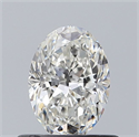 Natural Diamond 0.61 Carats, Oval with  Cut, H Color, VS1 Clarity and Certified by GIA