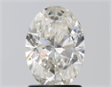 Natural Diamond 1.51 Carats, Oval with  Cut, G Color, VS2 Clarity and Certified by GIA