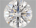 Lab Grown Diamond 3.53 Carats, Round with Ideal Cut, D Color, VS1 Clarity and Certified by IGI