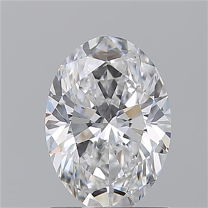 Picture of Natural Diamond 1.20 Carats, Oval with  Cut, E Color, VS2 Clarity and Certified by GIA