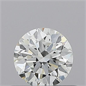 Natural Diamond 0.40 Carats, Round with Excellent Cut, G Color, IF Clarity and Certified by GIA