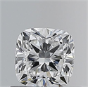 Natural Diamond 0.50 Carats, Cushion with  Cut, D Color, IF Clarity and Certified by GIA