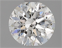 Natural Diamond 0.70 Carats, Round with Excellent Cut, F Color, SI2 Clarity and Certified by GIA