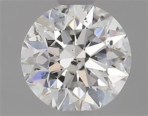 Picture of Natural Diamond 0.70 Carats, Round with Excellent Cut, F Color, SI2 Clarity and Certified by GIA