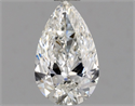 Natural Diamond 0.62 Carats, Pear with  Cut, G Color, VVS1 Clarity and Certified by GIA