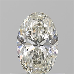 Picture of Natural Diamond 0.51 Carats, Oval with  Cut, J Color, VS2 Clarity and Certified by GIA