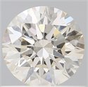 Natural Diamond 0.70 Carats, Round with Excellent Cut, L Color, VVS2 Clarity and Certified by GIA