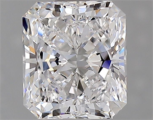 Picture of Natural Diamond 1.02 Carats, Radiant with  Cut, D Color, VS2 Clarity and Certified by GIA