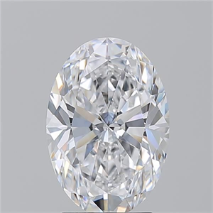 Foto Diamante Natural 3.02 quilates, Ovalado , Color D, claridad VVS1 y certificado GIA de