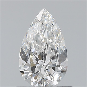 Picture of Natural Diamond 0.70 Carats, Pear with  Cut, F Color, VVS1 Clarity and Certified by GIA