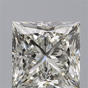 Picture of Natural Diamond 0.82 Carats, Princess with  Cut, G Color, VVS2 Clarity and Certified by IGI