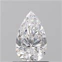 Diamante Natural 0.70 quilates, De pera , Color D, claridad VS2 y certificado GIA