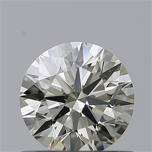 Picture of Natural Diamond 0.63 Carats, Round with Excellent Cut, L Color, VS1 Clarity and Certified by IGI