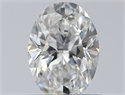 Natural Diamond 0.60 Carats, Oval with  Cut, F Color, VS1 Clarity and Certified by GIA