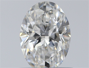 Picture of Natural Diamond 0.60 Carats, Oval with  Cut, F Color, VS1 Clarity and Certified by GIA