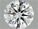Lab Grown Diamond 2.01 Carats, Round with Ideal Cut, D Color, VVS2 Clarity and Certified by IGI