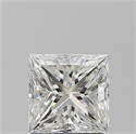 Natural Diamond 1.50 Carats, Princess with  Cut, I Color, SI2 Clarity and Certified by GIA
