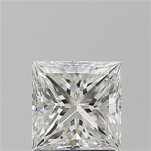Picture of Natural Diamond 1.50 Carats, Princess with  Cut, I Color, SI2 Clarity and Certified by GIA