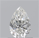 Natural Diamond 0.70 Carats, Pear with  Cut, H Color, VS1 Clarity and Certified by GIA