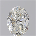 Natural Diamond 2.20 Carats, Oval with  Cut, H Color, VVS2 Clarity and Certified by GIA