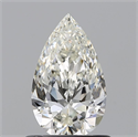 Diamante Natural 0.75 quilates, De pera , Color I, claridad VVS2 y certificado GIA