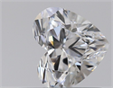 Natural Diamond 0.41 Carats, Heart with  Cut, D Color, VVS2 Clarity and Certified by GIA