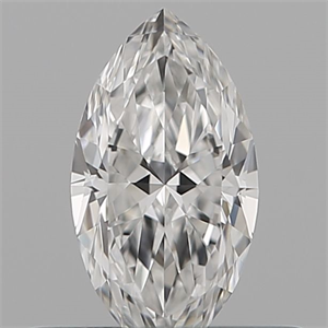 Picture of Natural Diamond 0.13 Carats, Marquise with  Cut, G Color, IF Clarity and Certified by IGI