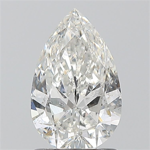 Picture of Natural Diamond 1.20 Carats, Pear with  Cut, G Color, SI2 Clarity and Certified by GIA