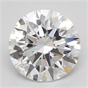 Diamante Natural 0.58 quilates, Redondo , Color E, claridad IF y certificado GIA