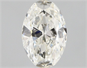 Natural Diamond 1.00 Carats, Oval with  Cut, K Color, VS2 Clarity and Certified by GIA