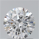 Natural Diamond 0.90 Carats, Round with Excellent Cut, E Color, SI1 Clarity and Certified by GIA