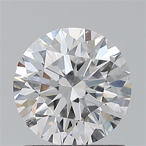Picture of Natural Diamond 0.90 Carats, Round with Excellent Cut, E Color, SI1 Clarity and Certified by GIA