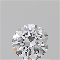 Natural Diamond 0.53 Carats, Round with Excellent Cut, D Color, VS1 Clarity and Certified by GIA