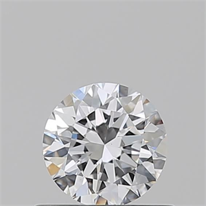 Picture of Natural Diamond 0.53 Carats, Round with Excellent Cut, D Color, VS1 Clarity and Certified by GIA