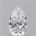 Diamante Natural 0.70 quilates, De pera , Color D, claridad VS1 y certificado GIA