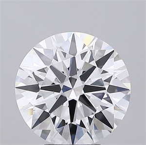 Picture of Lab Grown Diamond 5.28 Carats, Round with Ideal Cut, E Color, VVS2 Clarity and Certified by IGI