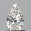 Diamante Natural 0.63 quilates, De pera , Color H, claridad VVS2 y certificado GIA