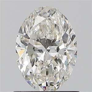 Picture of Natural Diamond 0.90 Carats, Oval with  Cut, I Color, SI1 Clarity and Certified by GIA