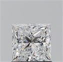 Natural Diamond 1.01 Carats, Princess with  Cut, D Color, VS1 Clarity and Certified by GIA