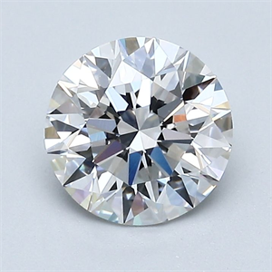 Foto Diamante Natural 1.54 quilates, Redondo , Color F, claridad VVS2 y certificado GIA de